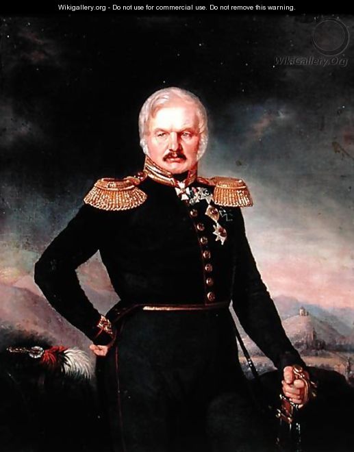Portrait of General Alexei Ermolov (1816-27), c.1843 - Petr Zakharovich Zakharov-Chechenets