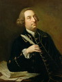 Portrait of John Christopher Smith (1712-95), musician and amanuensis of Handel - Johann Zoffany