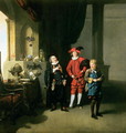 David Garrick with William Burton and John Palmer in 