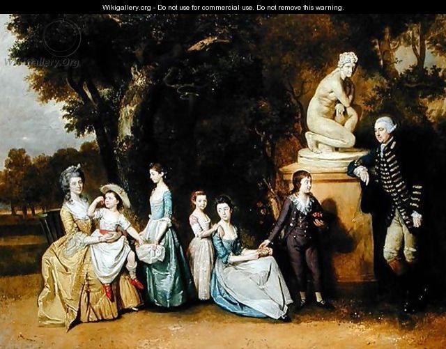 The Matthew Family of Felix Hall - Johann Zoffany
