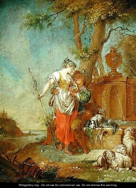 Shepherd and Shepherdess - Januarius Zick
