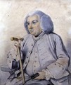 Sketch of the Portrait of Andrew Drummond (1688-1769) founder of the bank, killed at Culloden - Johann Zoffany