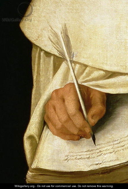Brother Pedro Machado (d.1604) (detail) - Francisco De Zurbaran