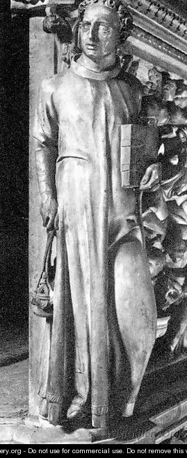 A Deacon [detail: the pulpit] - Giovanni Pisano