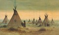 Indian encampment - Astley David Middleton Cooper