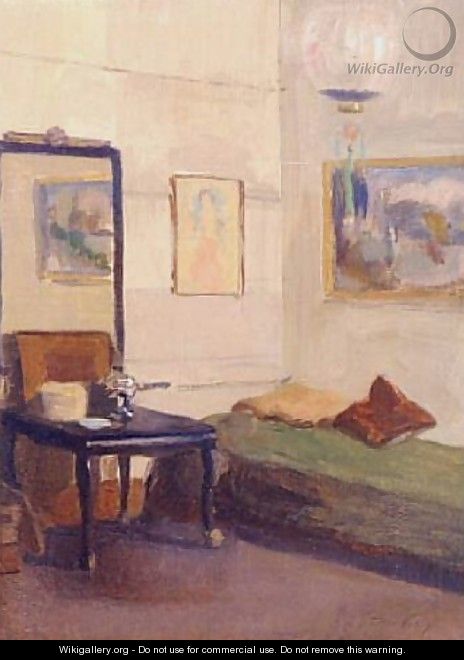 Quiet Interior with Daybed - Walter Gay