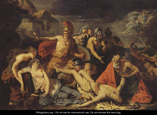 La mort d Hippolyte, suivant le recit de Theramene - Alexandre Charles Guillemot