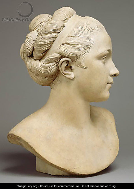 Ideal Female Heads [detail #1] - Jacques-Augustin Pajou