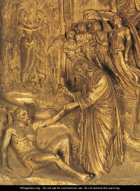 Adam and Eve in the Garden of Eden: The Creation of Adam and Eve - Lorenzo Ghiberti