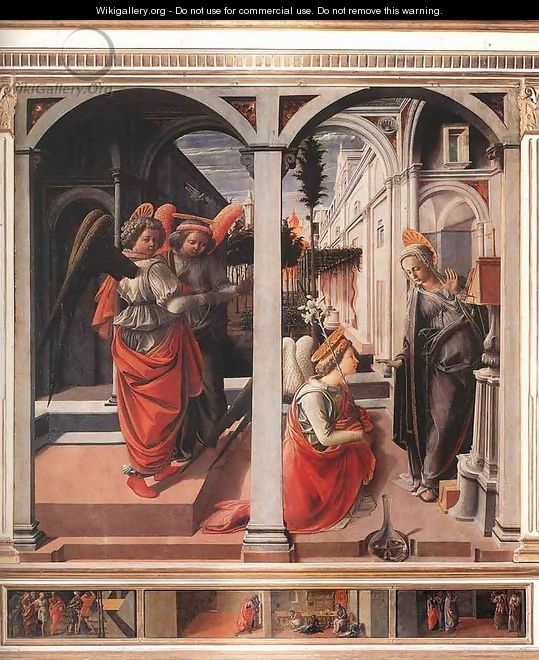 Annunciation II - Fra Filippo Lippi