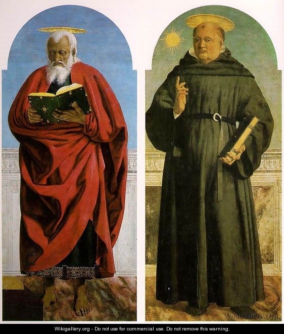 Polyptych of Saint Augustine - Piero della Francesca Polyptych of Saint Augustine - Piero della Francesca