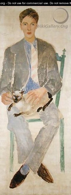 Boy with Cat, 1926 - Christopher Wood