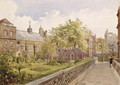 Staple Inn Hall from the Garden, 1882 - John Crowther
