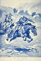 Pony Express pursued by Indians - Stanley L. Wood