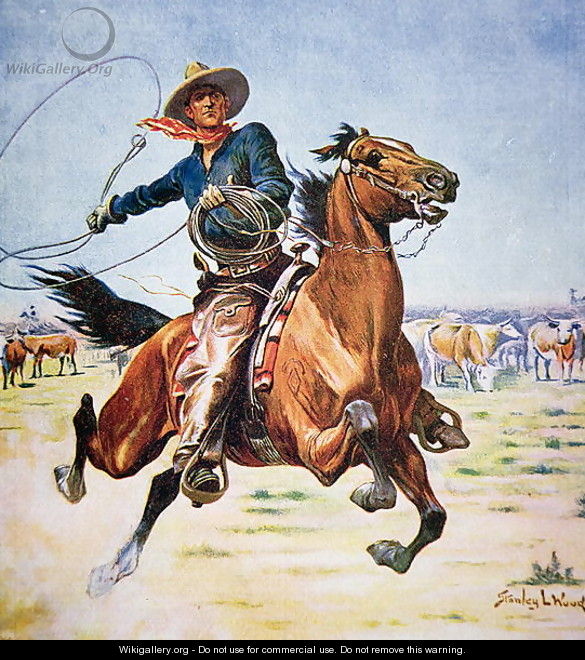 Texas Cowboy - Stanley L. Wood