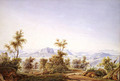View of Athens with the Parthenon in the Distance - Johan Wolfensberger
