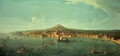A View of Naples - Caspar Andriaans Van Wittel