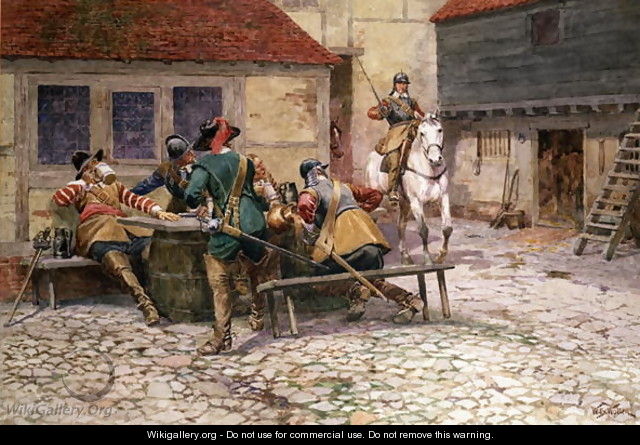 English Civil War in 1645, 1900 - William Barnes Wollen English Civil War in 1645, 1900 - William Barnes Wollen