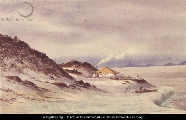 Hut Point, McMurdo Sound, 7th April 1911 - Edward Adrian Wilson