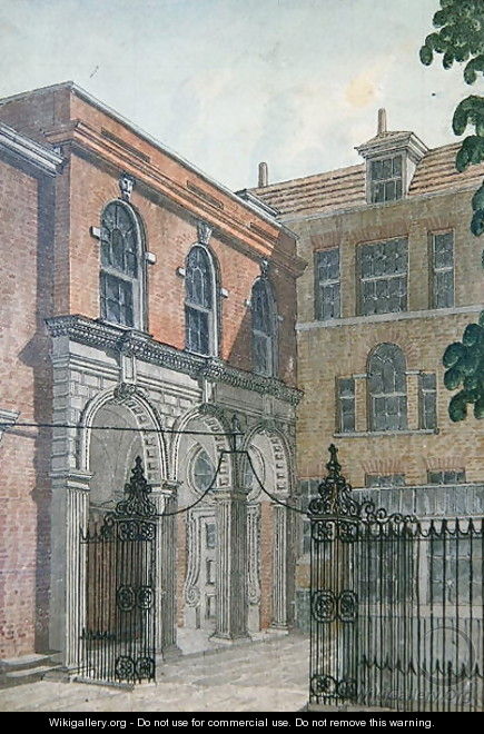 The Inner Court to Old Salters Hall, 1750 - Wilson