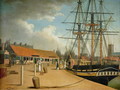 Westerdales Yard and the Wellington from the New Dock, c.1820 - Robert Willoughby