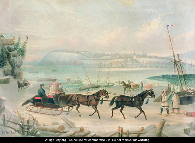A view of Quebec in Winter - William F. Wilson