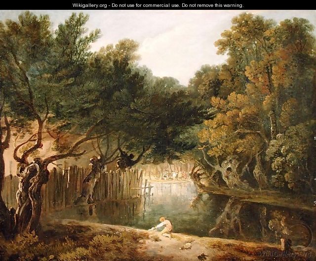 View of the Wilderness in St. Jamess Park, London, c.1770-75 - Richard Wilson