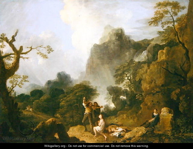 Landscape with Banditti, 1752 - Richard Wilson