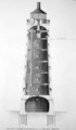 Edystone Lighthouse engraved by John Record (fl.1768-80), 1781 - (after) Winstanley, Henry