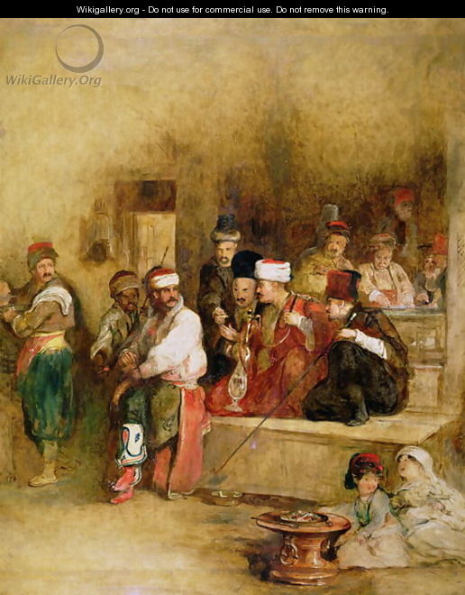 A Tartar Messenger Narrating the News of the Victory of St. Jean DAcre, 1840 - Sir David Wilkie
