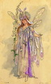 Titania, Queen of the Fairies. Costume design for "A Midsummer Night