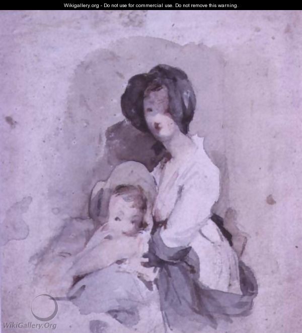 A Study of the Baby in the Peep o Day Boy - Sir David Wilkie