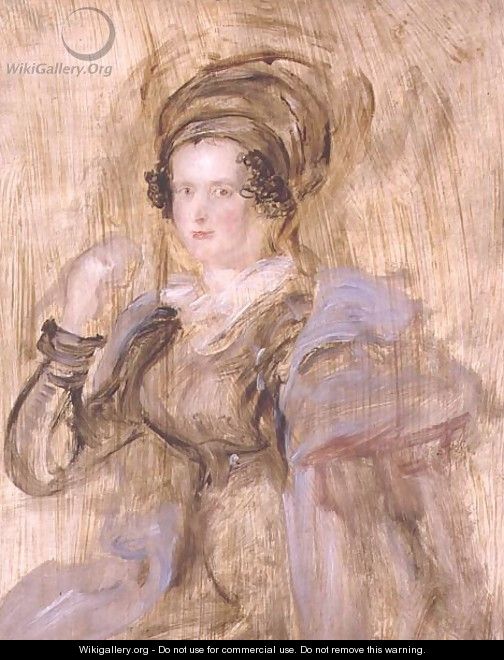 Portrait of Maria, Lady Chalcott - Sir David Wilkie