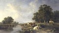 Landscape with cattle - Edward Williams