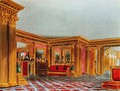 The Golden Drawing Room, Carlton House, from The History of the Royal Residences, engraved by Thomas Sutherland (b.1785), by William Henry Pyne (1769-1843), 1819 - Charles Wild