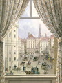 View of the Freyung, Vienna, 1825 - Friedrich Wigand
