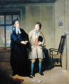 Mr Bannister Junior and Mr Parsons as Scout and Sheepface in The Village Lawyer, c.1796 - Samuel de Wilde