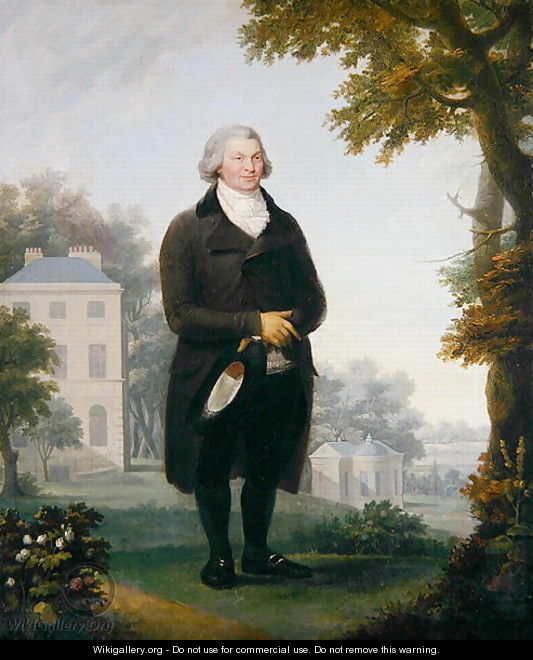 Gentleman in the Grounds of his House, c.1800-10 - Samuel de Wilde