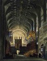 Interior of St. Georges Chapel, Windsor Castle, from 