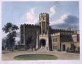 The Head Masters House, Rugby School, from History of Rugby School, part of History of the Colleges, engraved by Joseph Constantine Stadler (fl.1780-1812) pub. by R. Ackermann, 1816 - William Westall