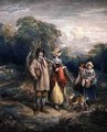 The Woodman's Return, engraved by John Whessell (c.1760-1823), pub. by T. Simpson and Darling & Thompson, 1797 - Francis Wheatley