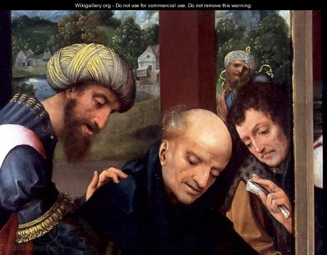 St. Catherine and the Philosophers (detail of the Philosophers) - Goossen van der Weyden