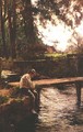 The Young Angler - John White