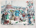 France receiving the people of the world at the Universal Exposition of 1878 - F. C. Wentzel