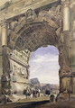 Arch of Titus, Rome, 1842 2 - Thomas Hartley Cromek