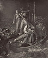 Nelson wounded at Tenerife in 1787, illustration from The Life of Nelson by Robert Southey (1774-1843) first published 1813 - Richard Westall