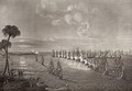 The Battle of the Nile in 1798, illustration from 'The Life of Nelson' by Robert Southey (1774-1843) first published 1813 - Richard Westall