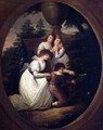 Family Group in a Garden, c.1790 - Richard Westall