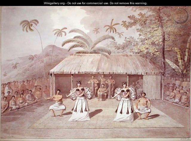 Dance on Tahiti, 1777 - John Webber