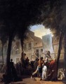A Street Show in Paris (La Parade du Boulevard) 1760 - Gabriel De Saint Aubin